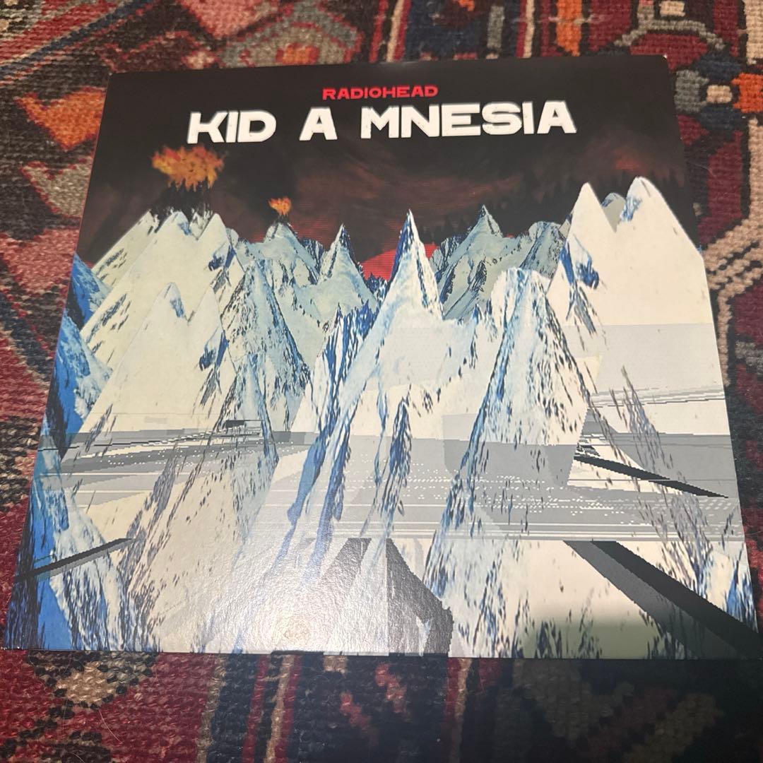 RADIOHEAD KID A MNESIA レコード　レッドヴィナル（帯付き）