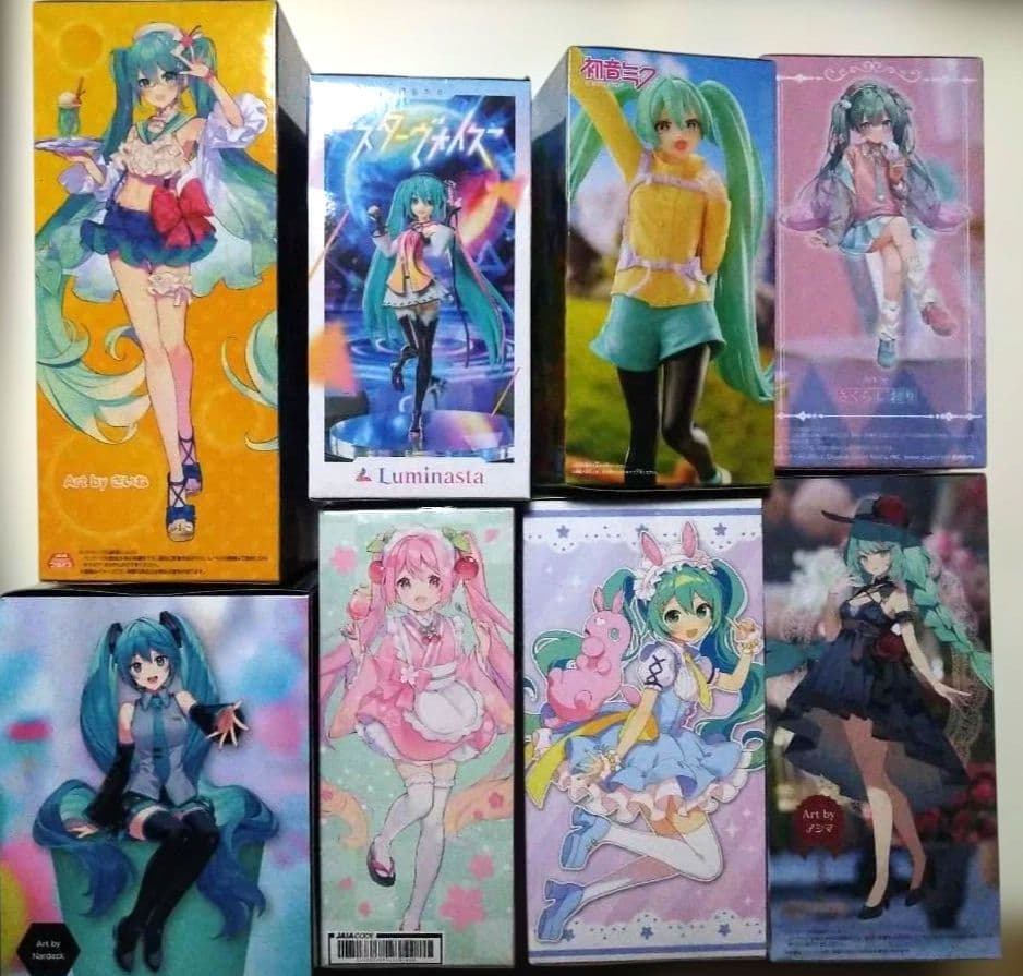 せ*ー様 初音ミク フィギュア 8個まとめ売り
