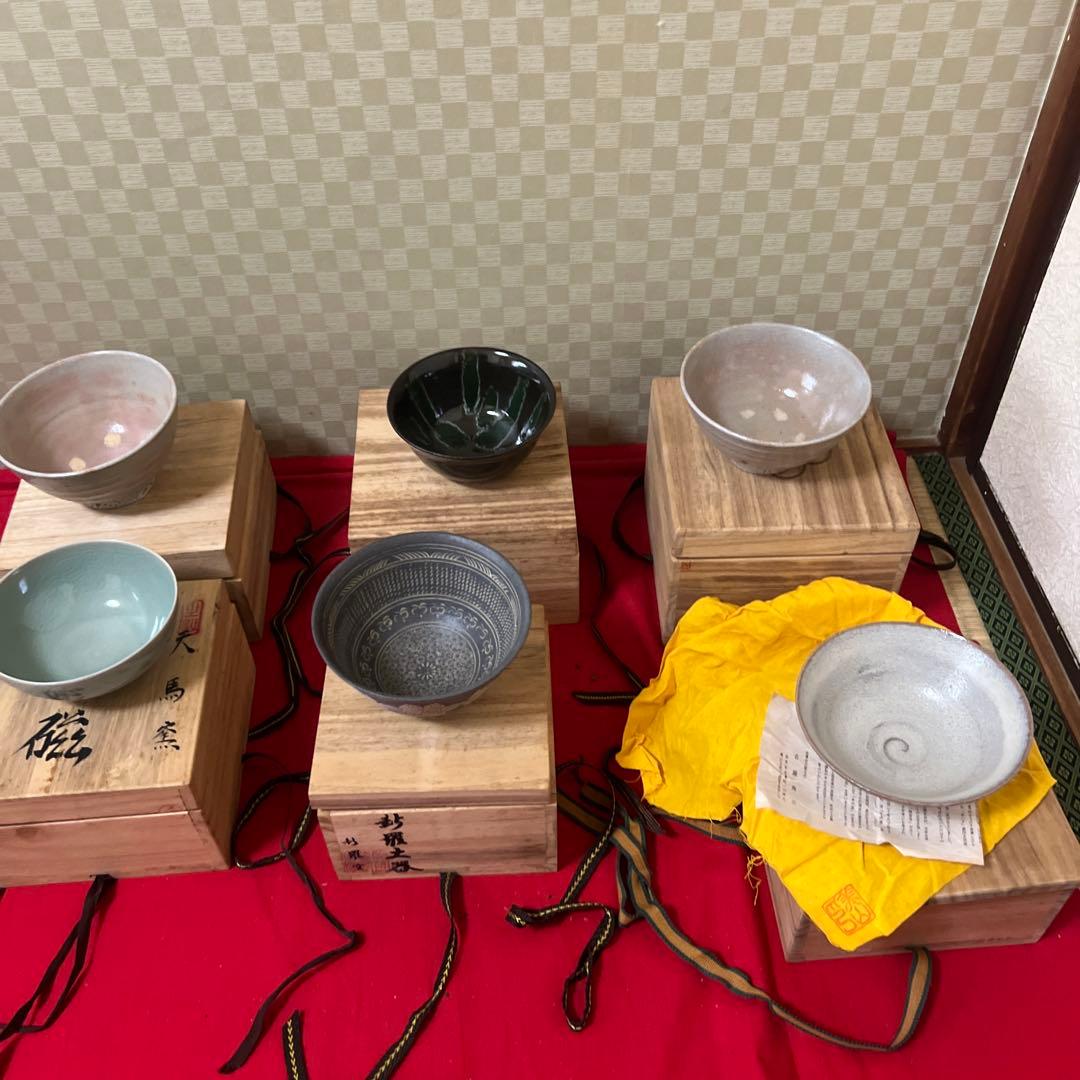 茶碗茶道具六点