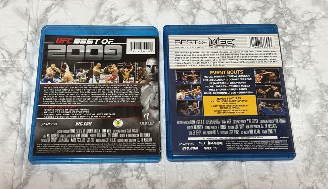 UFC DVDまとめ売り&チャンピオンベルトセット