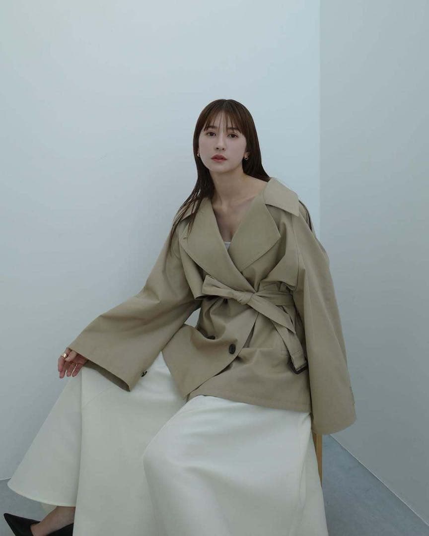 ジャケット・アウター CLANE SHORT TRENCH COAT