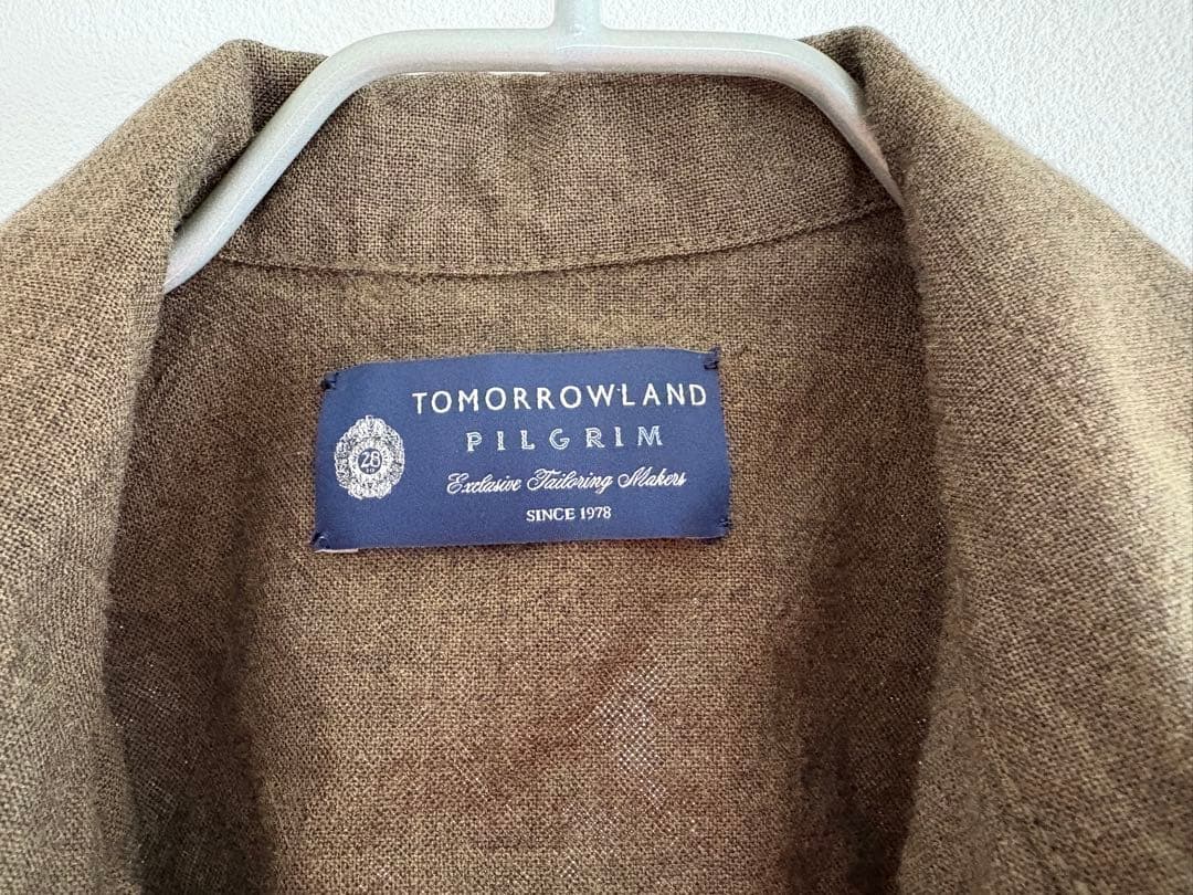 TOMORROWLAND PILGRIM カバーオール カーキ　FOX WOOL