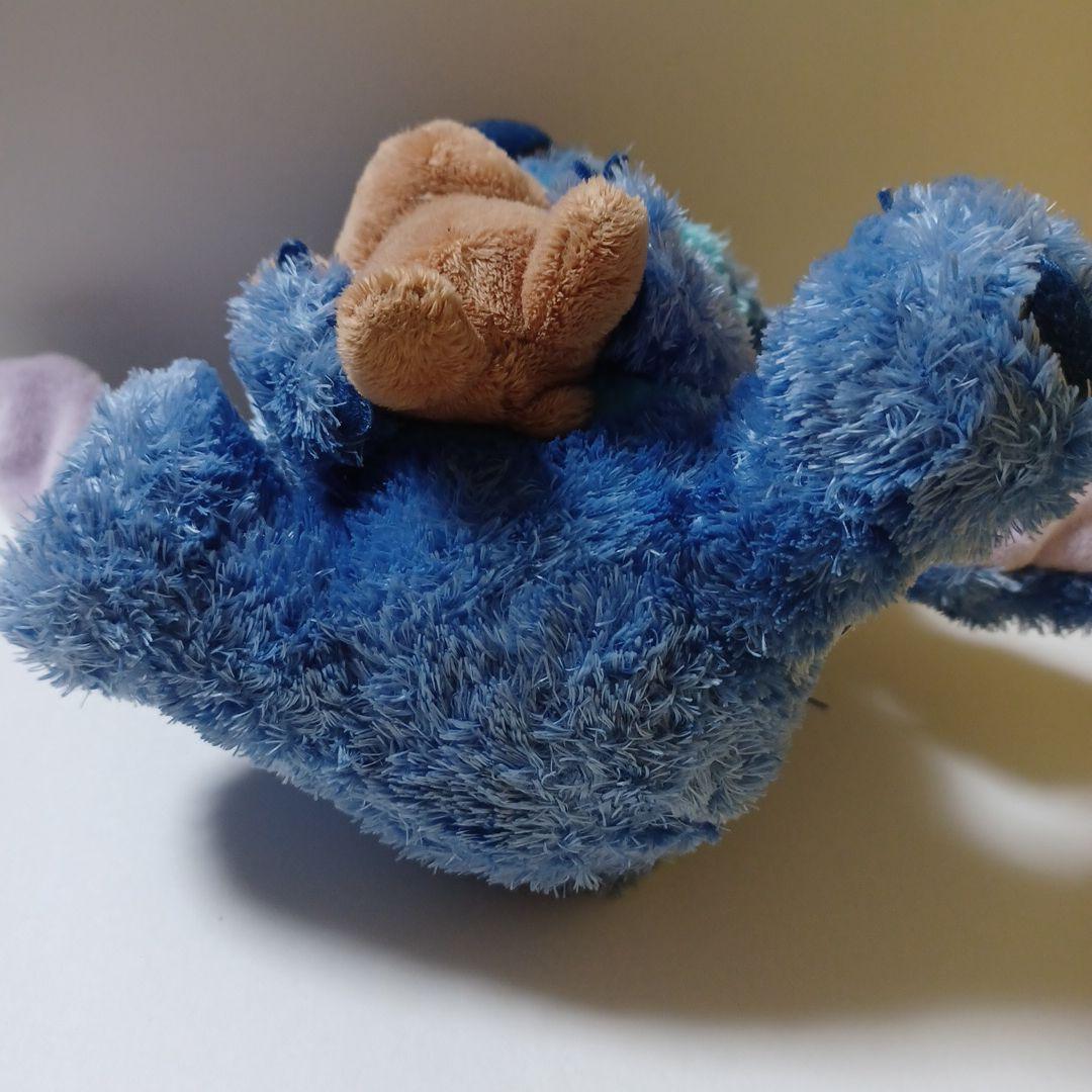 ディズニーストア　スティッチ　くまといっしょ　ぬいぐるみ　プラッシュ　希少