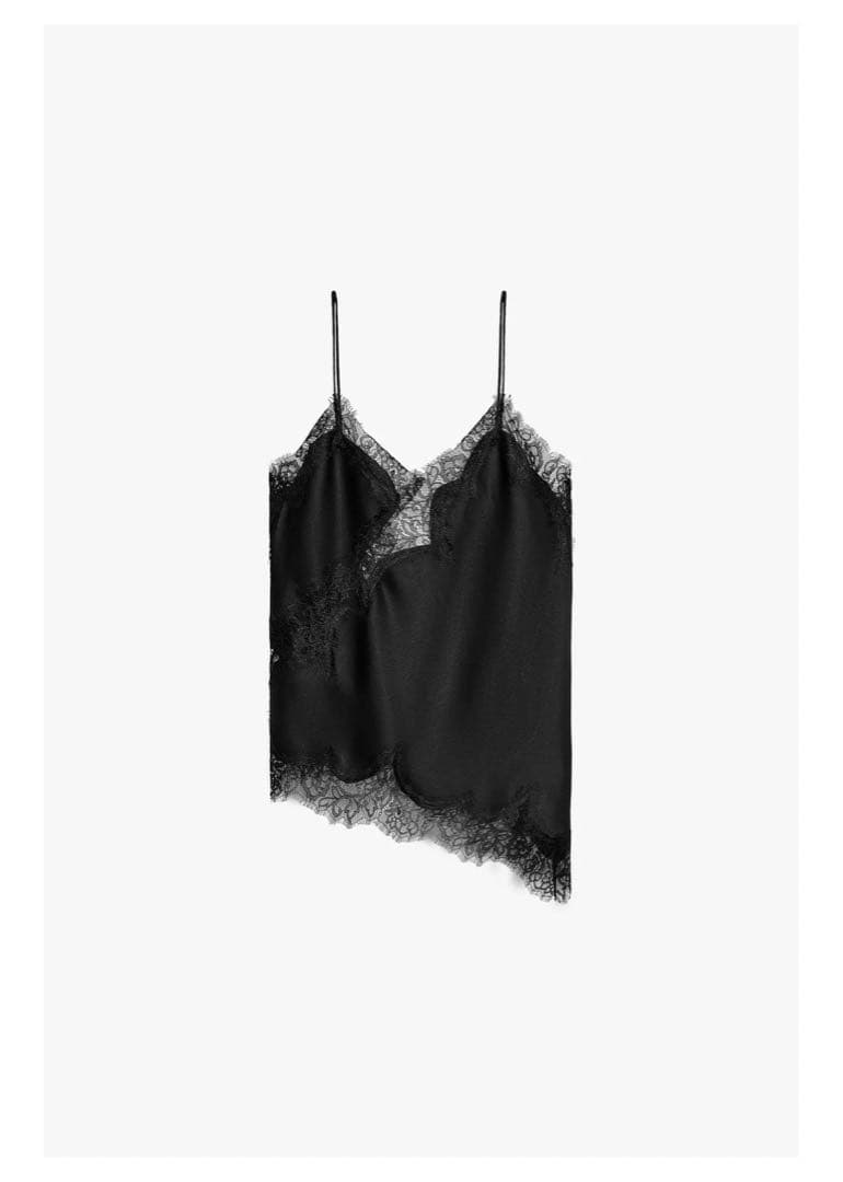 ZARA レーストリムキャミソール　S