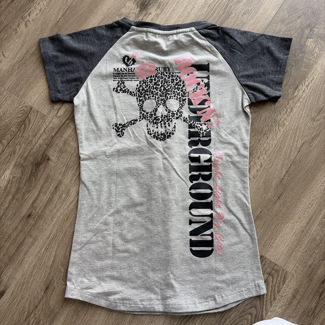 当時物激レア☆LIZLISAdoll リズリサドール スカル ラメ Tシャツ