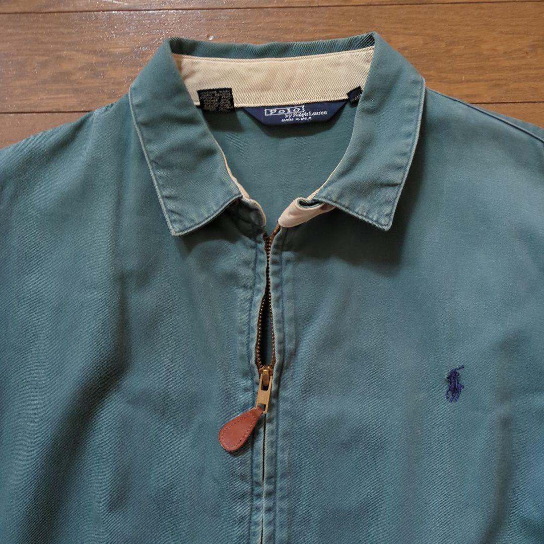 USA製 Ralph Lauren スイングトップ 緑 L 古着