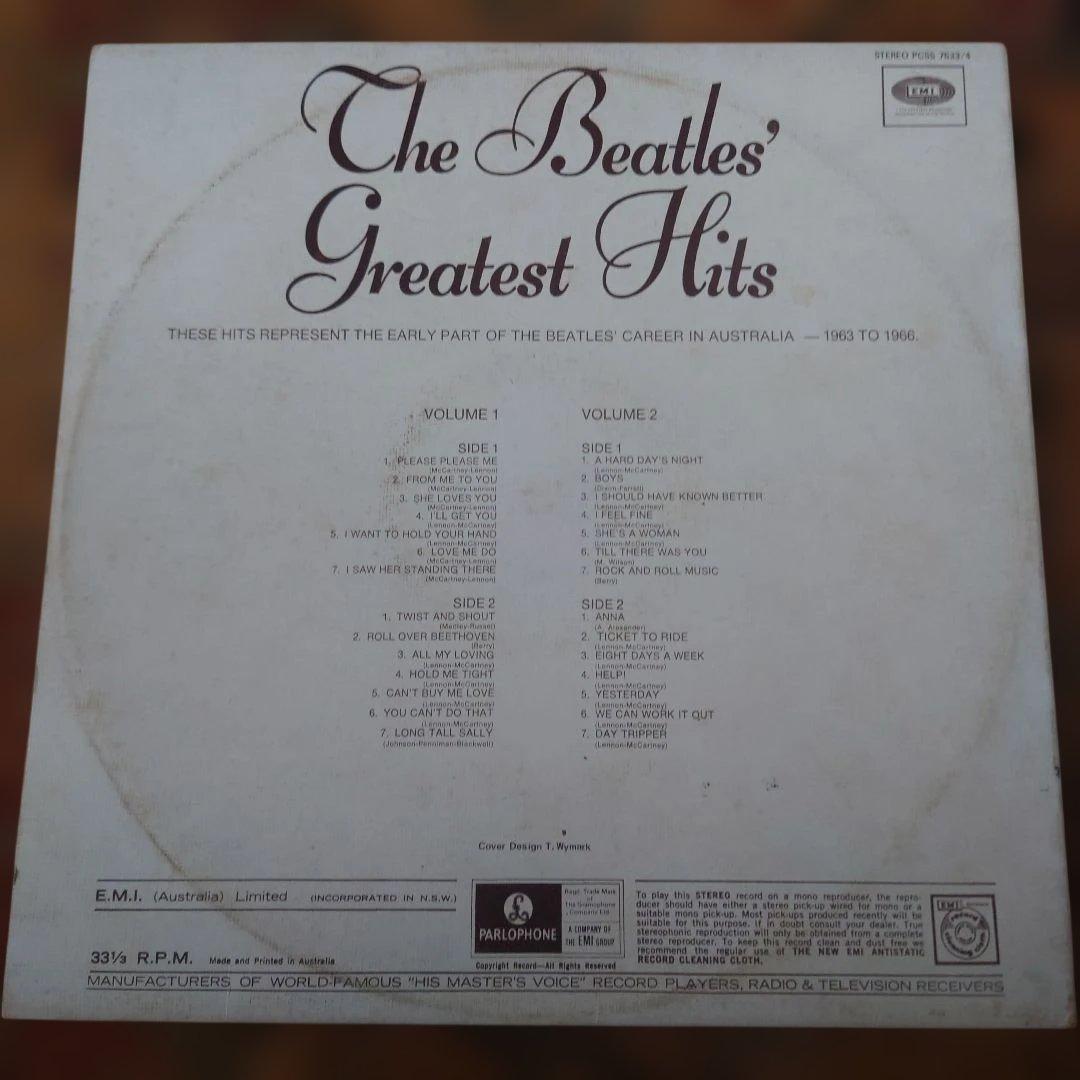 The Beatles' Greatest Hits 10周年記念2枚セット