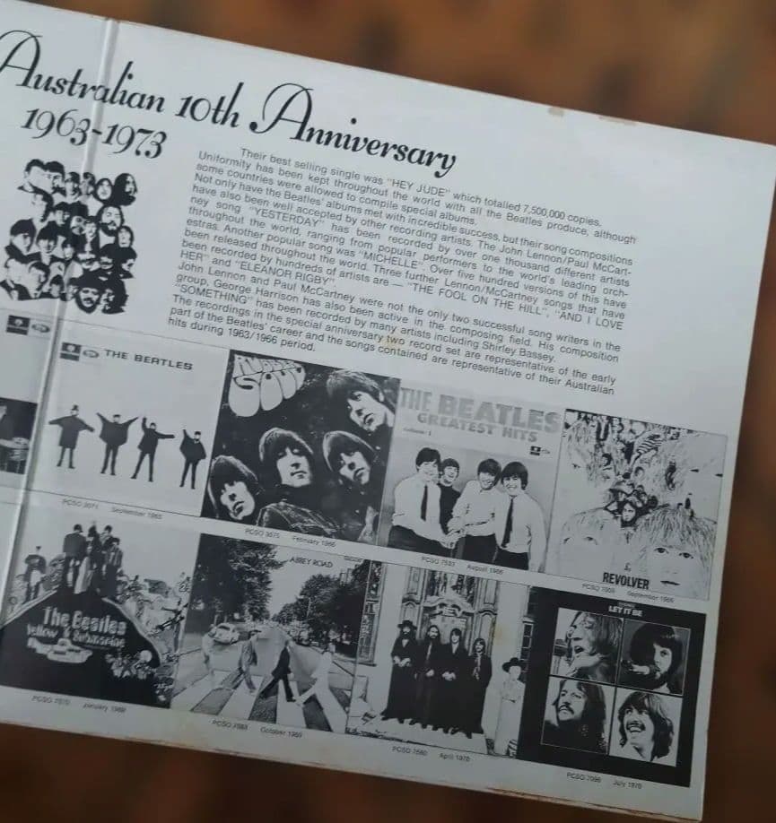 The Beatles' Greatest Hits 10周年記念2枚セット