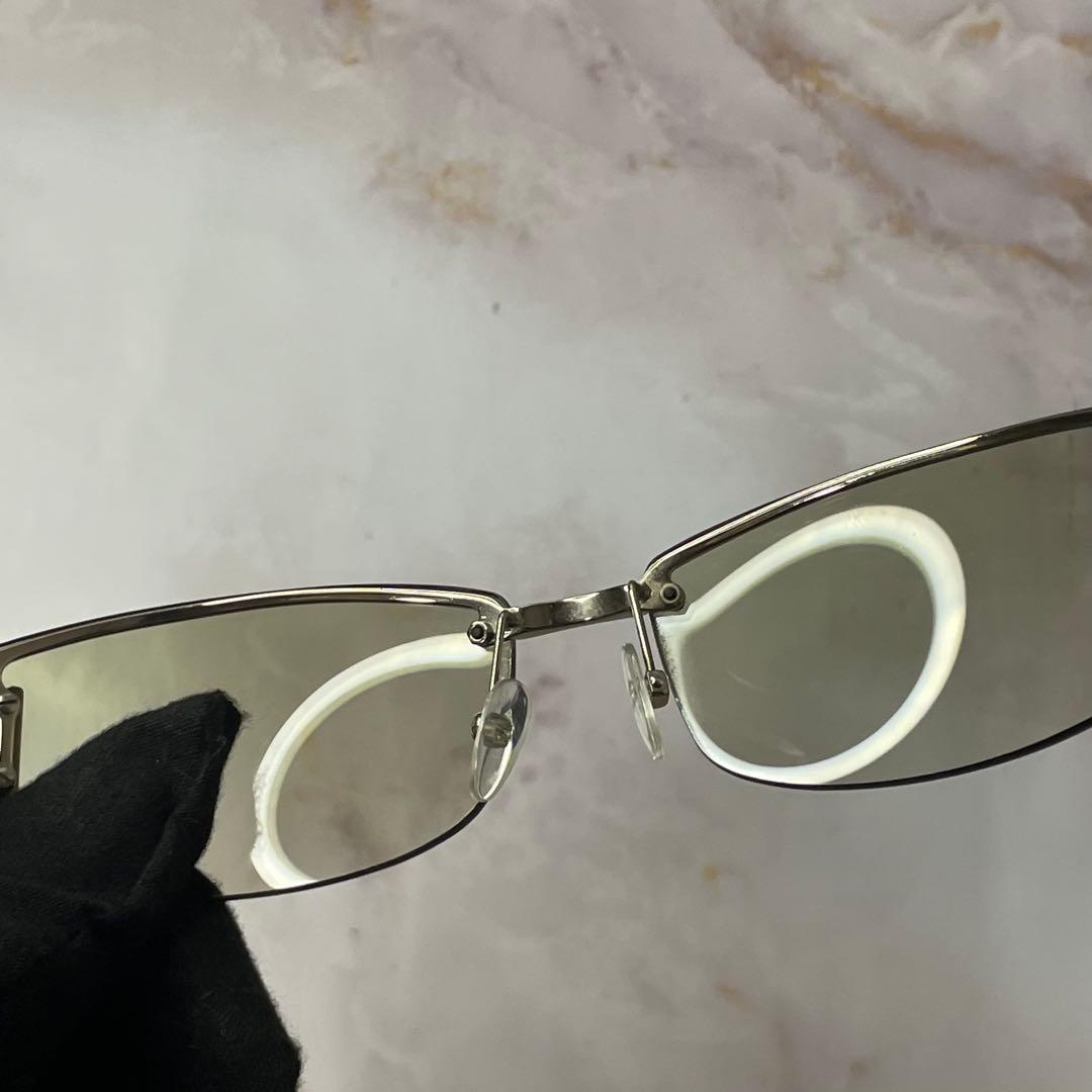 GUCCI ハーフリム スクエア y2k GG モード サングラス