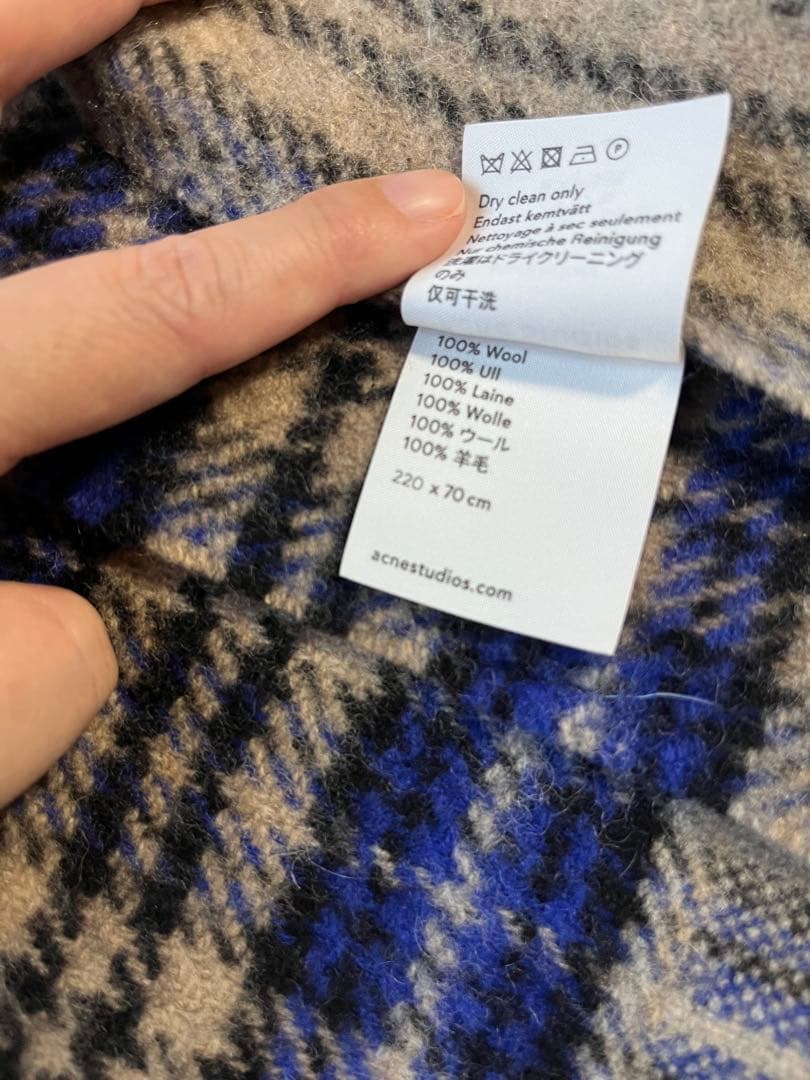 専用商品　　　Acne Studios チェック柄ストール