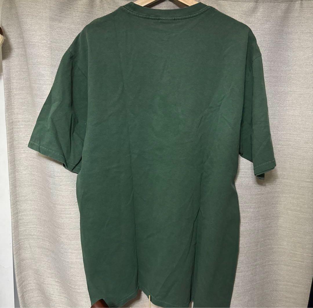 stussy L tshirt green old 復刻版