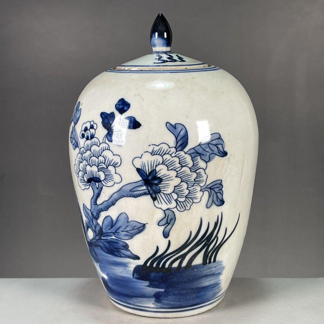鳳凰紋冬瓜壺 景徳鎮 陶磁器 装飾品 現代工芸品 美術品 置物