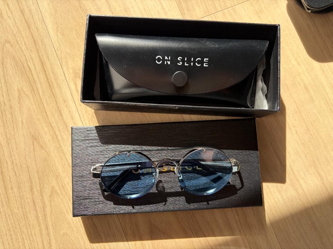 Onslice ラウンドサングラス 3種セット（ケース・箱付）