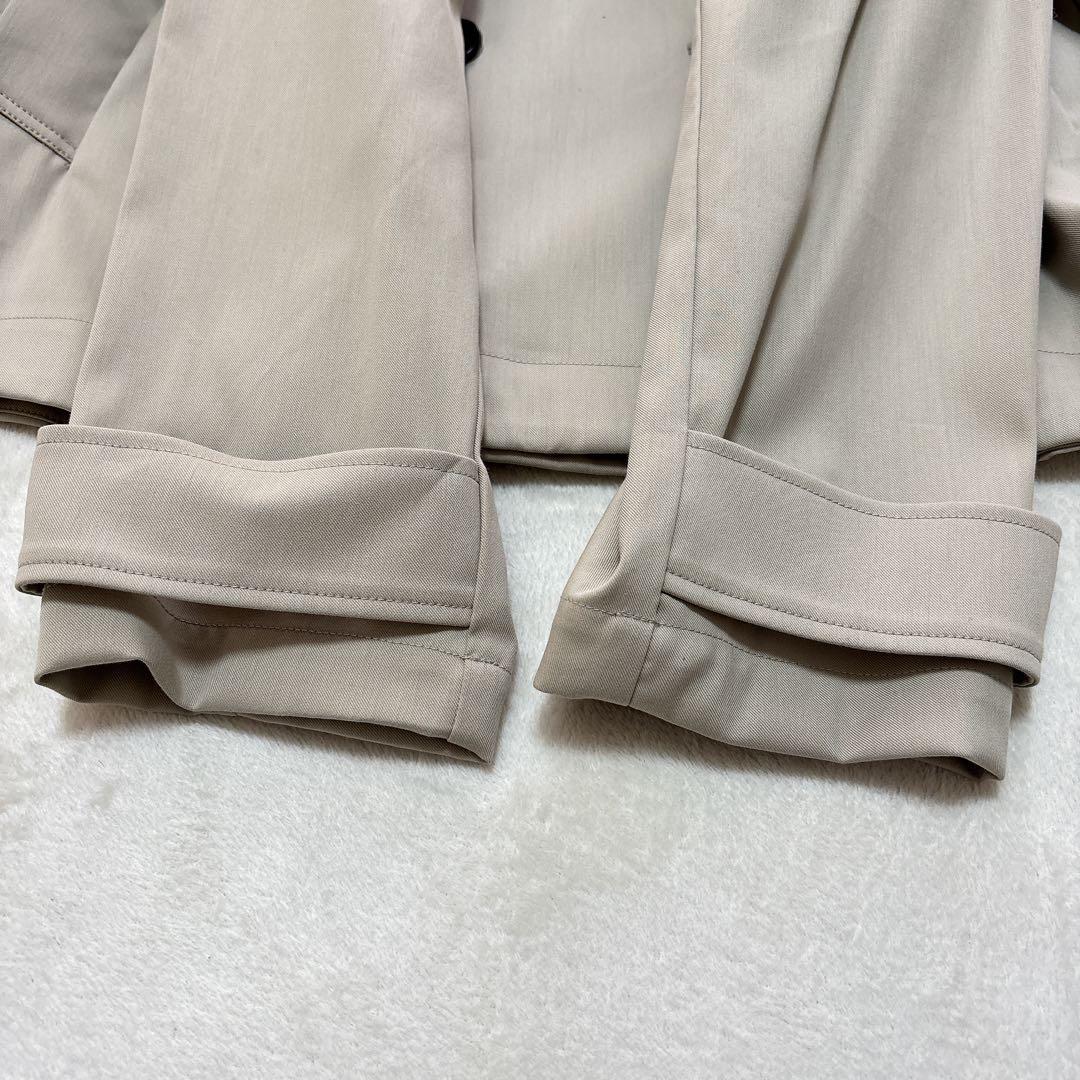 美品　UNFILO アンフィーロ　洗える　ショート トレンチコート　Sサイズ