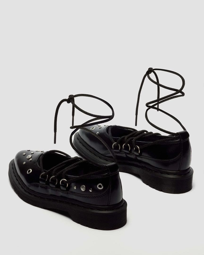 D r.Martens ELPHIE II ハードウェア レースアップ シューズ