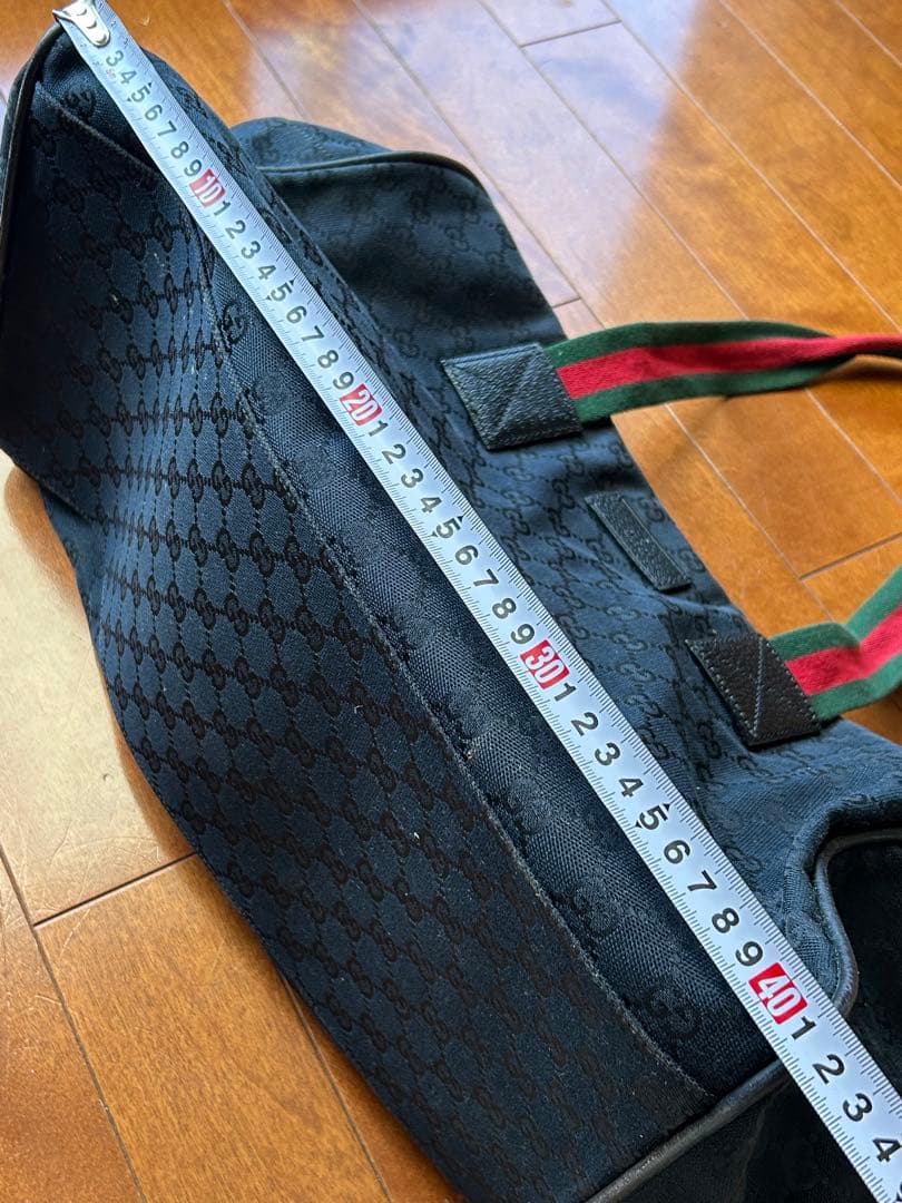 258ヴィンテージ　Gucci ボストンバッグ ブラック