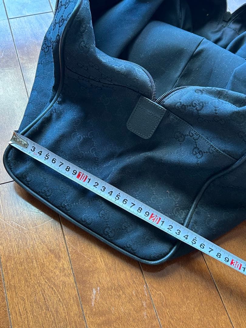 258ヴィンテージ　Gucci ボストンバッグ ブラック
