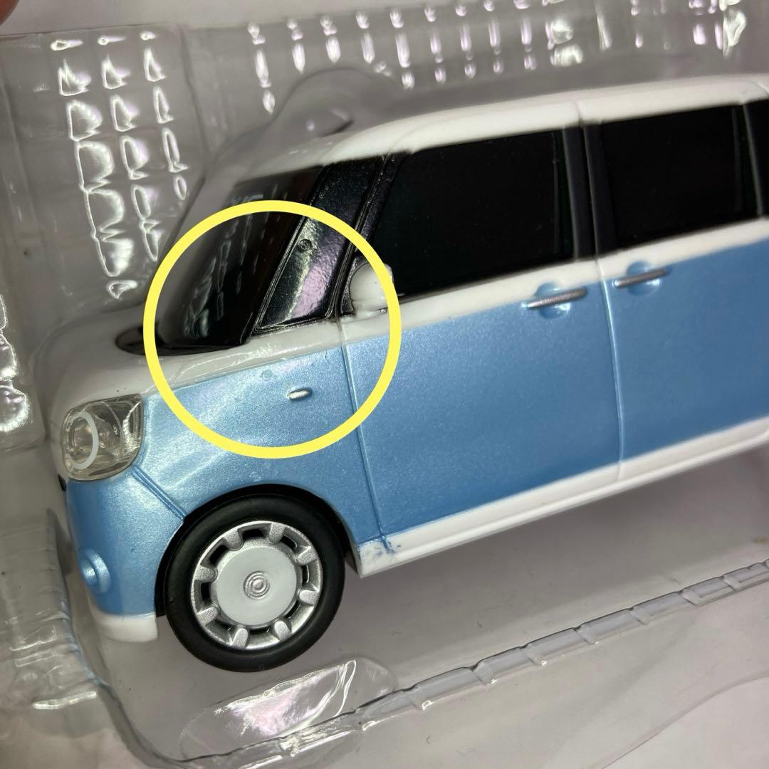 ★ダイハツプルバックカー★ムーヴキャンバス パールホワイト×シルキーブルーパール