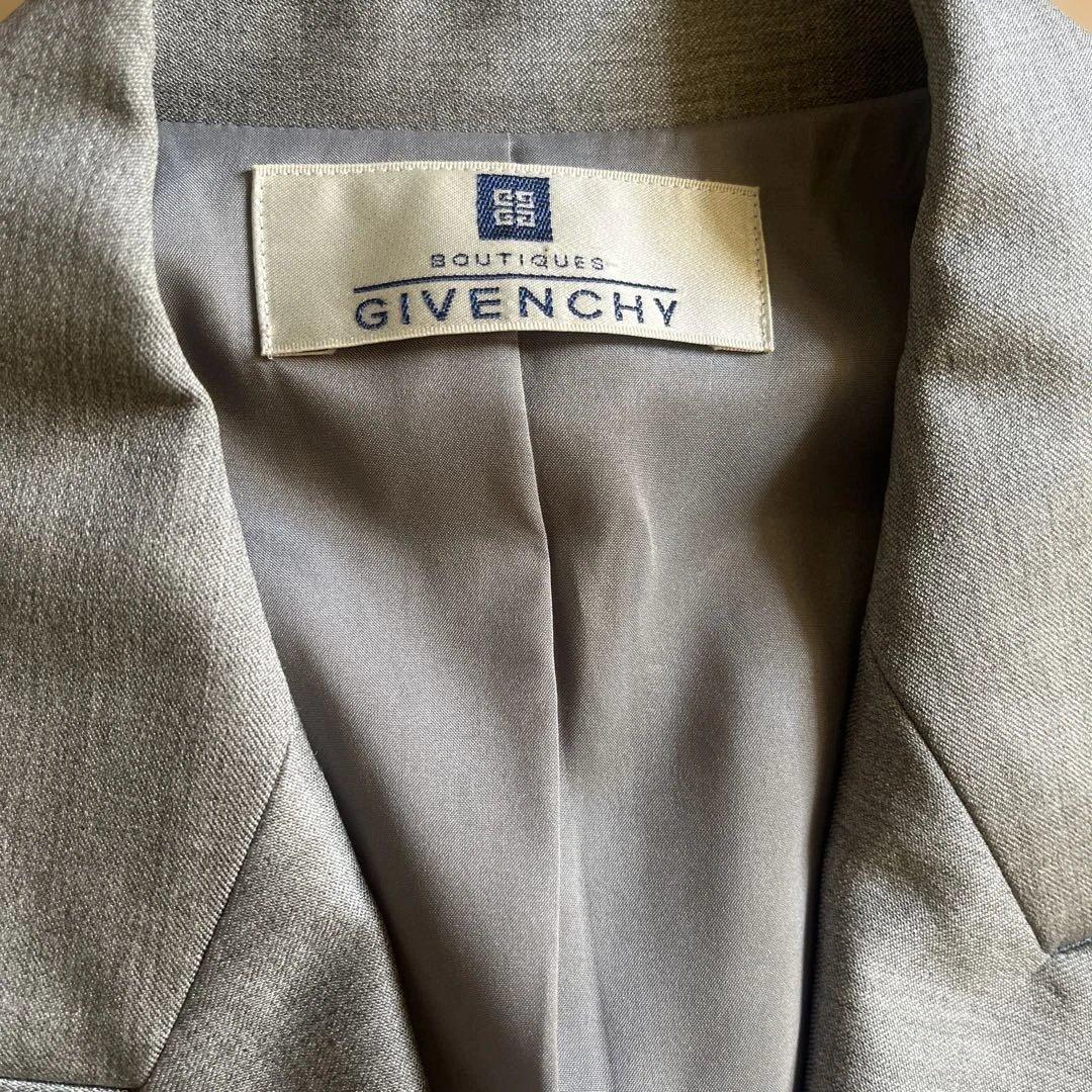 80s〜90sArchive GIVENCHY 1Bテーラードジャケットシルク混