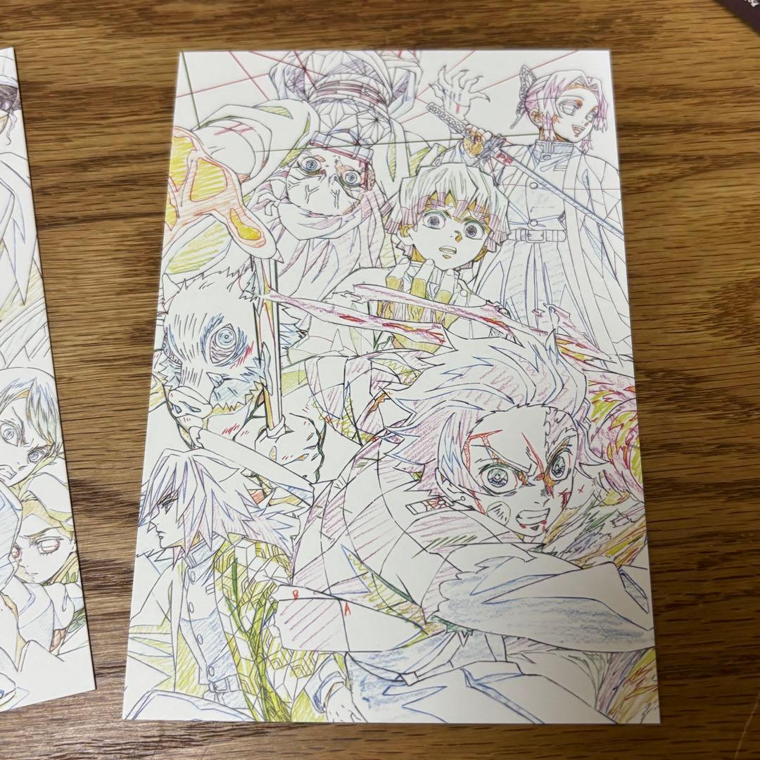 鬼滅の刃 竈門炭治郎 立志編 アニメーション原画集２冊セット ポストカード付き