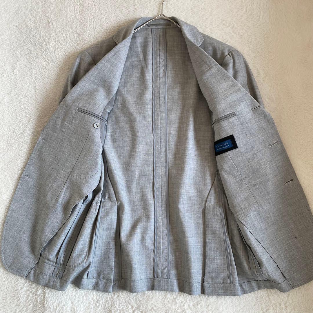 Ring Jacket ウール　シルク　テーラードジャケット　グレー　アンコン
