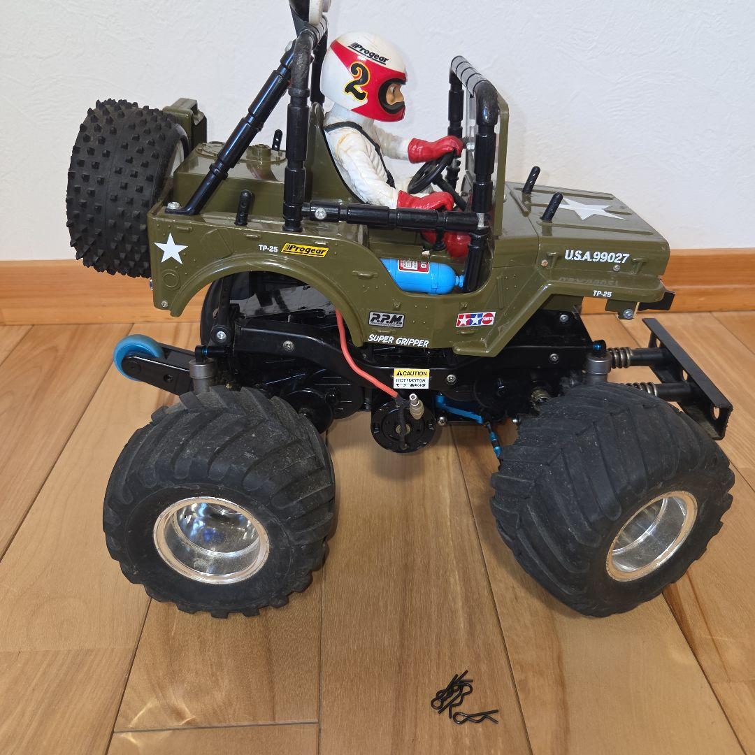 タミヤRC　ワイルドウイリー2　ノーマル→4WDに仕様変更　カスタム品