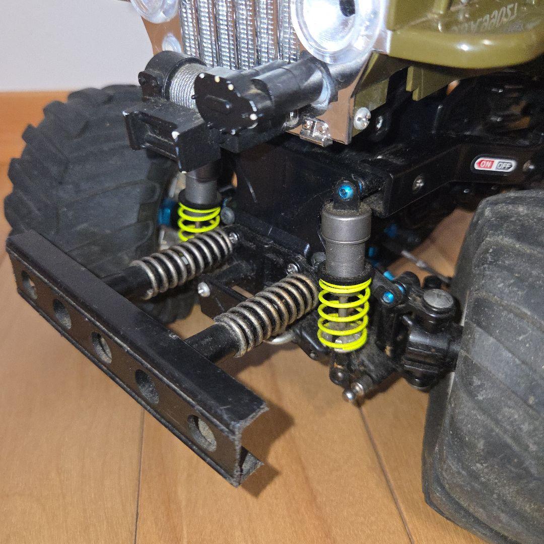 タミヤRC　ワイルドウイリー2　ノーマル→4WDに仕様変更　カスタム品