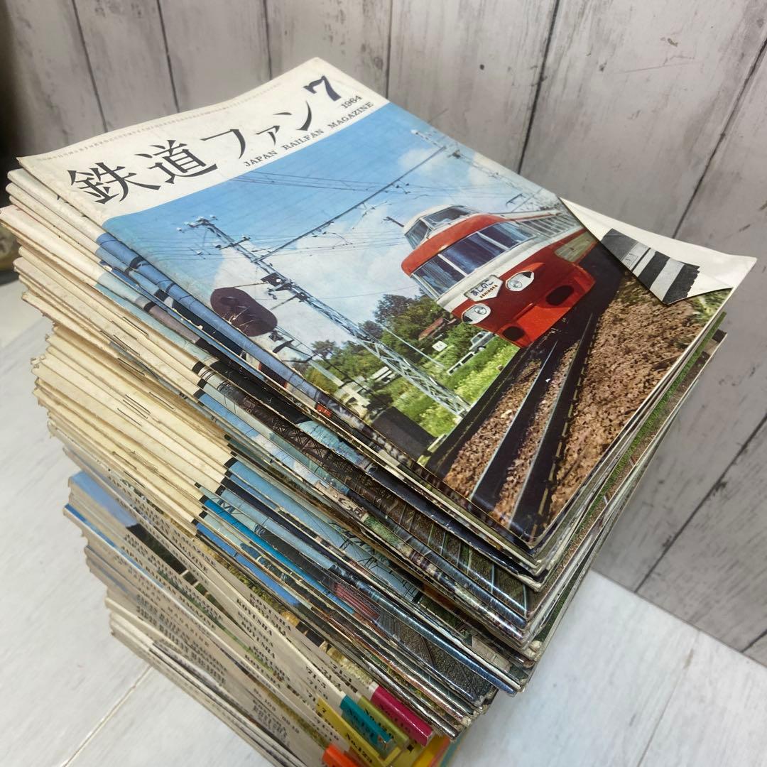 鉄道ファン　1964年〜1971年　74冊　まとめ売り　雑誌　レトロ　希少
