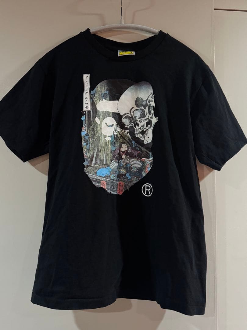 BAPE × UKIYO-E APE HEAD Tシャツ
