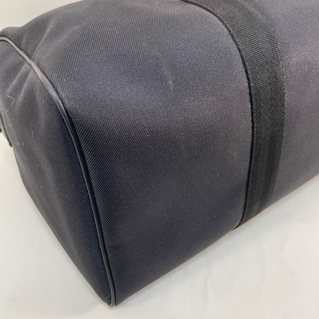 A9✨希少✨ハンティングワールド ボストンバッグ ナイロン×レザー 黒 45cm