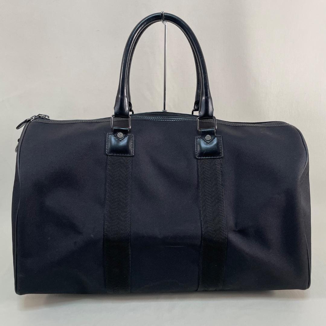 A9✨希少✨ハンティングワールド ボストンバッグ ナイロン×レザー 黒 45cm