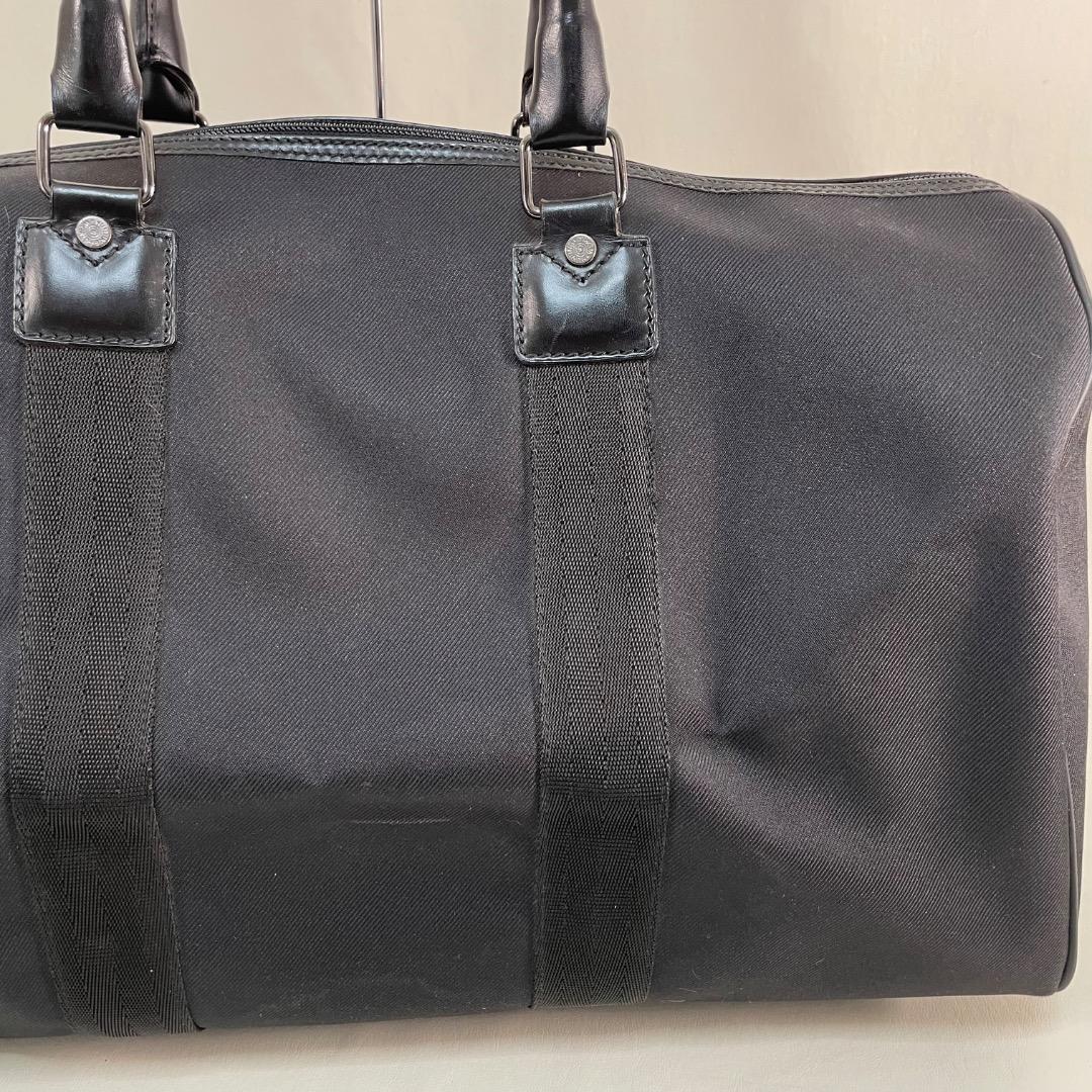 A9✨希少✨ハンティングワールド ボストンバッグ ナイロン×レザー 黒 45cm