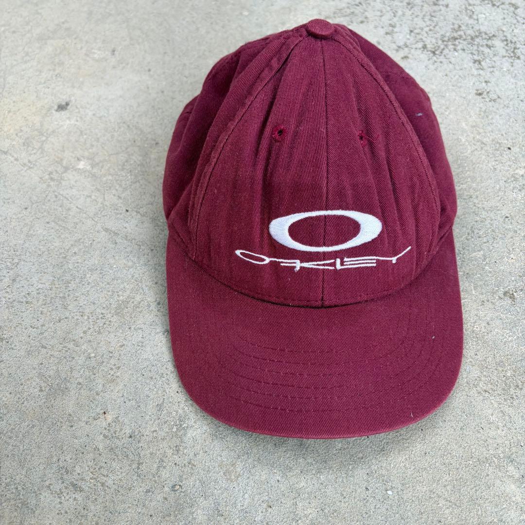90s oakley software cap レッド 赤 オークリー
