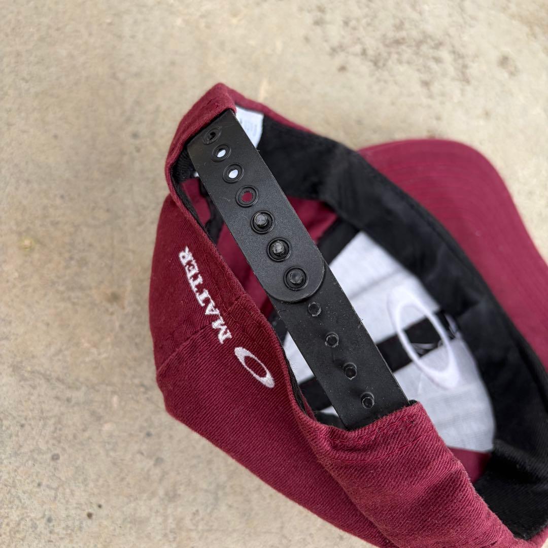 90s oakley software cap レッド 赤 オークリー