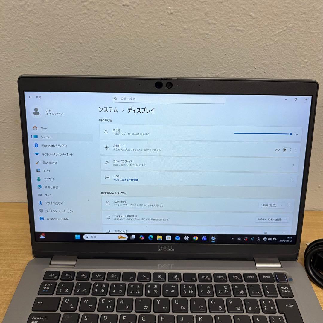 Dell Latitude5330 12世代i5 16/256GB タッチパネル