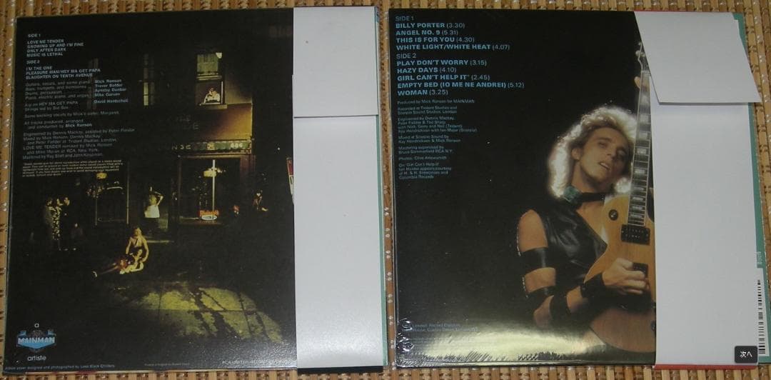 [紙ジャケ] ミック・ロンソン / 十番街の殺人 + ギターでぶっとばせ