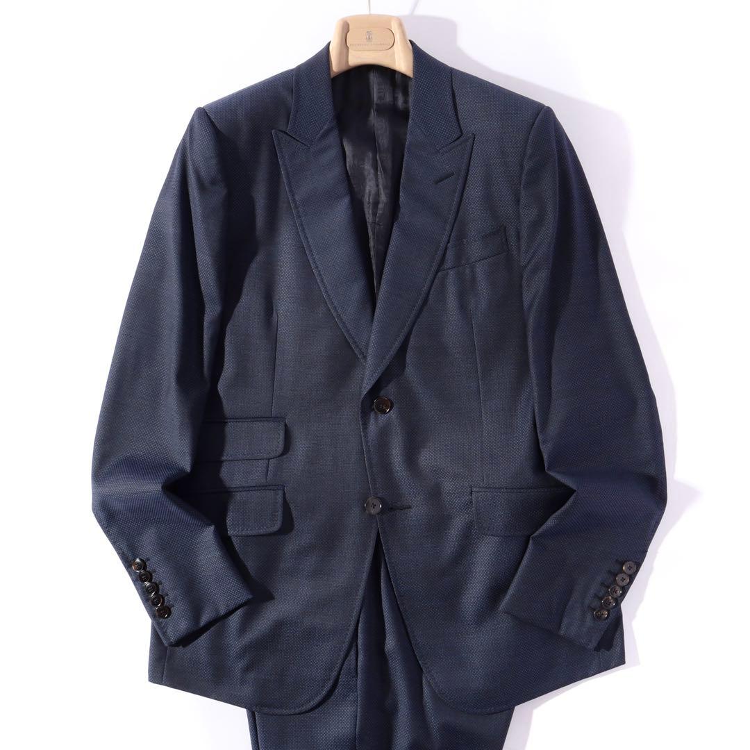 GUCCI グッチ ピークドラペル セットアップ スーツ 50 XL