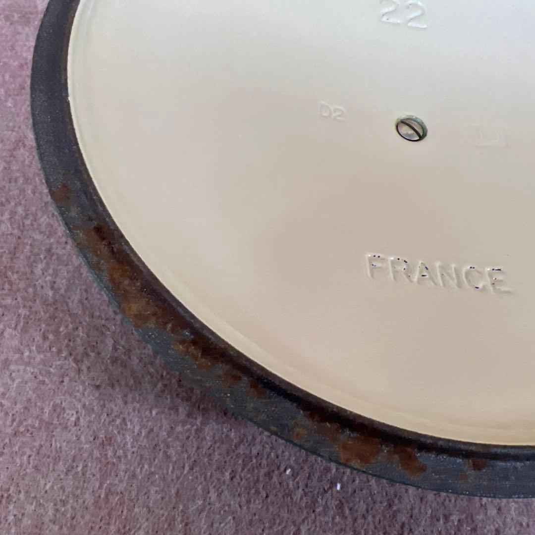 レアカラー　ルクルーゼ　ココットロンド　22cm LE CREUSET