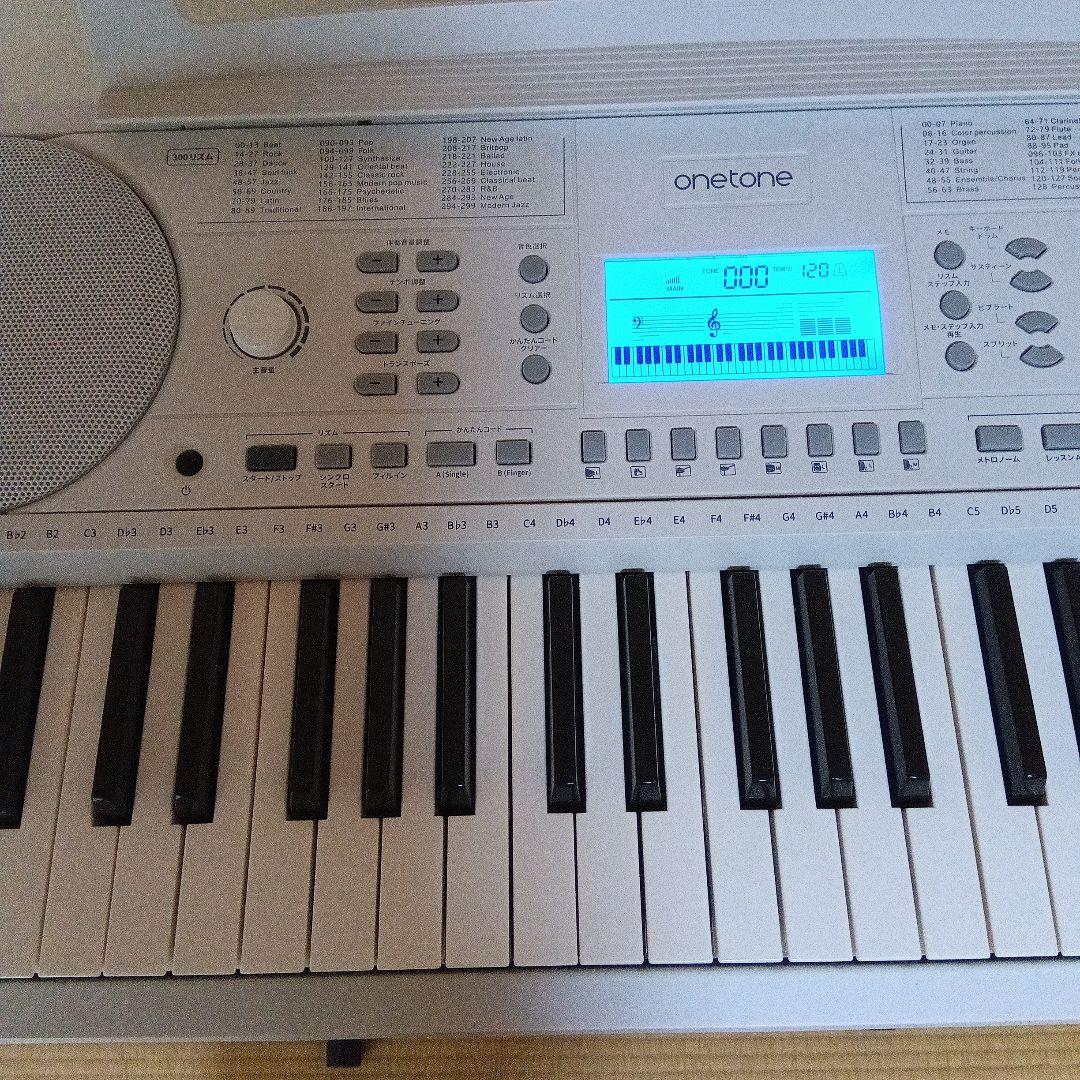 onetone OTK-61S 電子キーボード 61鍵盤スタンド