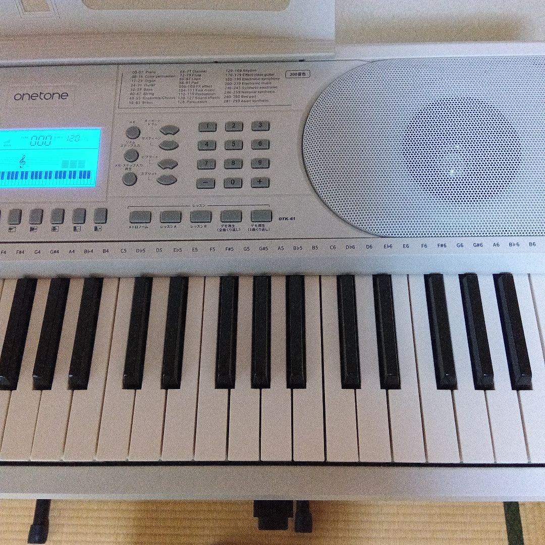 onetone OTK-61S 電子キーボード 61鍵盤スタンド