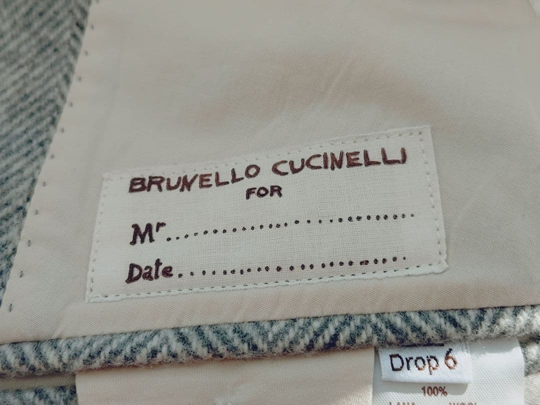 BRUNELLO CUCINELLI グレー テーラードジャケット M