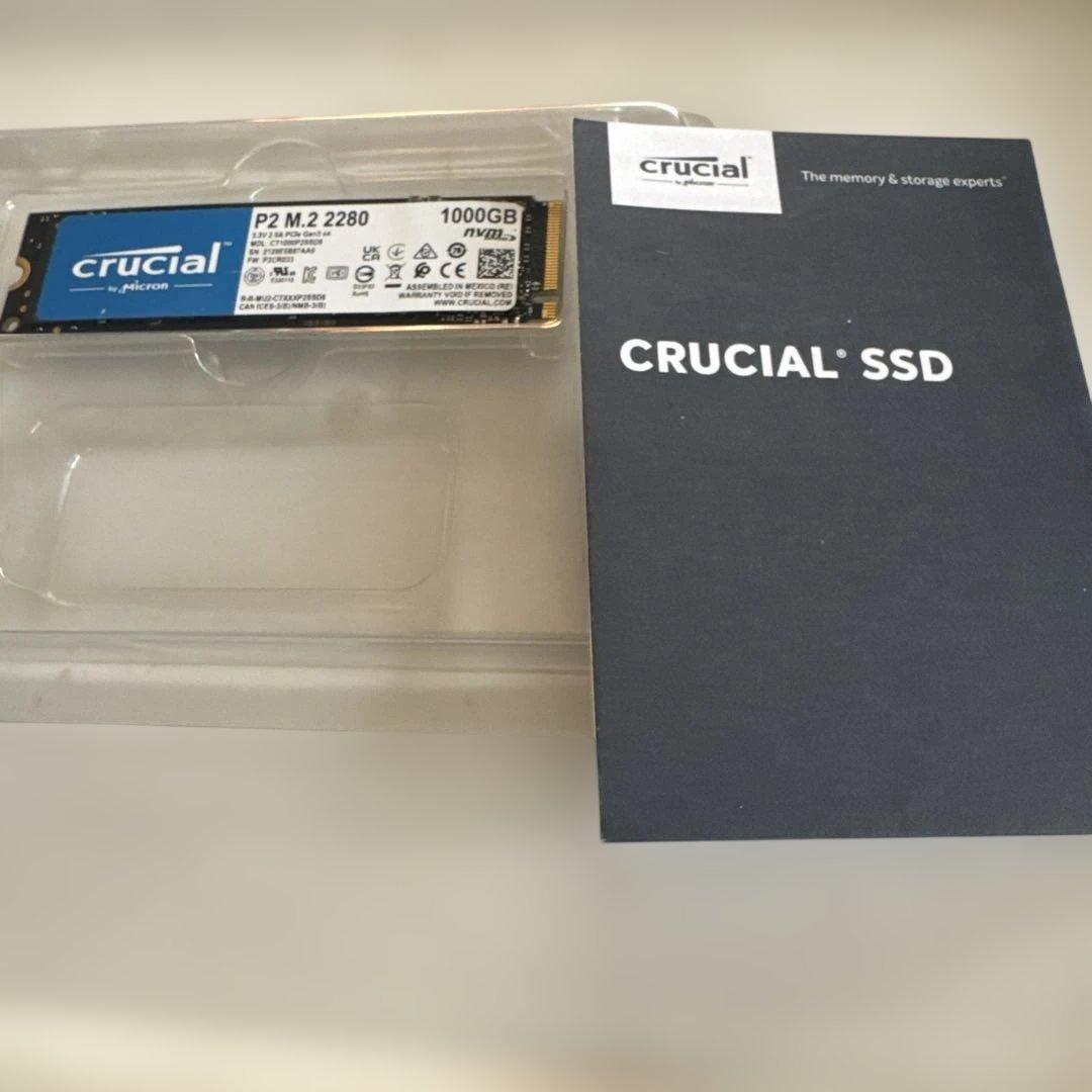 内蔵型SSD Crucial P2 M.2 2280 1000GB SSD