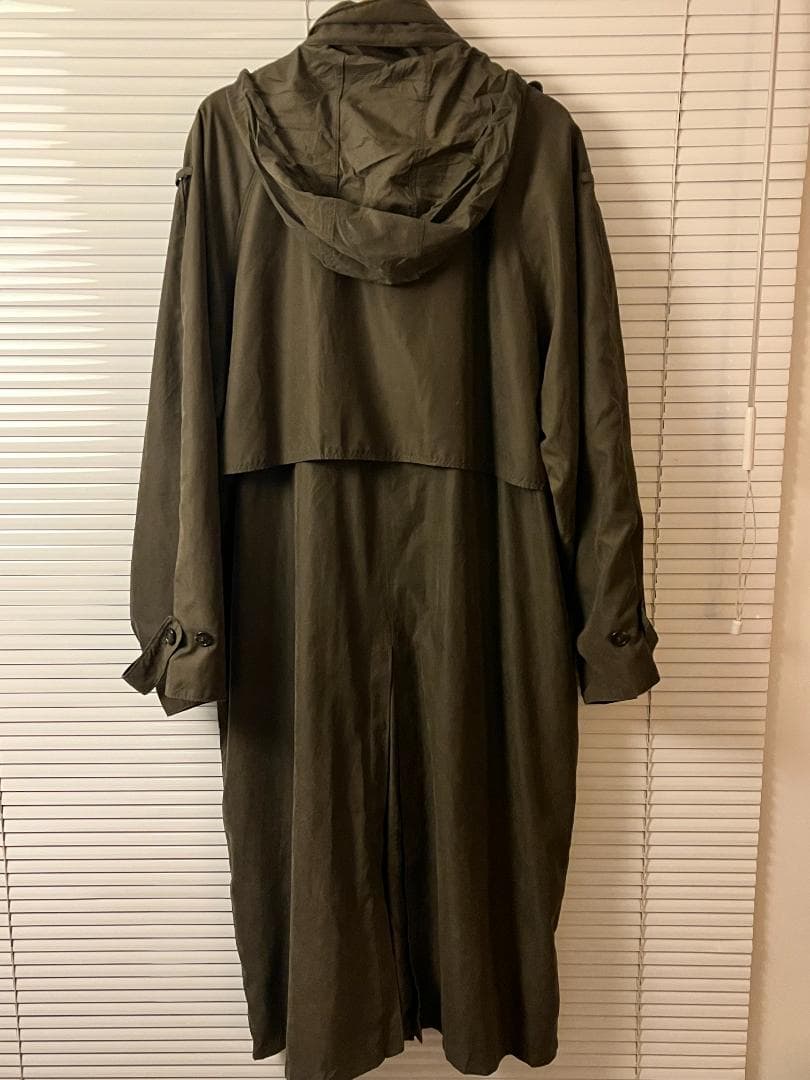 90s LONDON FOG フーデットロングコート ライナー付 オリーブ 42