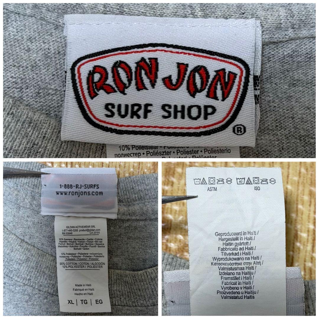 90s★人気ブランド RONJON ロンジョン Tシャツ バックプリント XL
