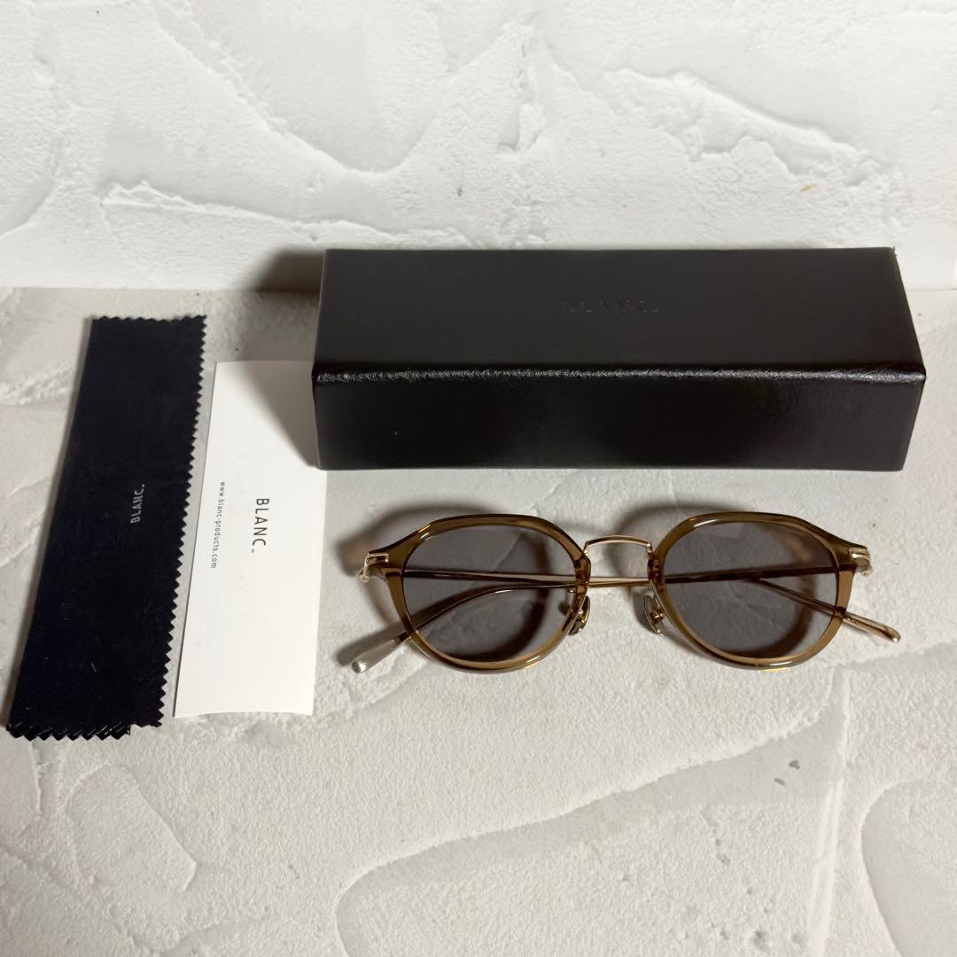 【極美品】 BLANC BM011 MAPLE 付属品付き サングラス