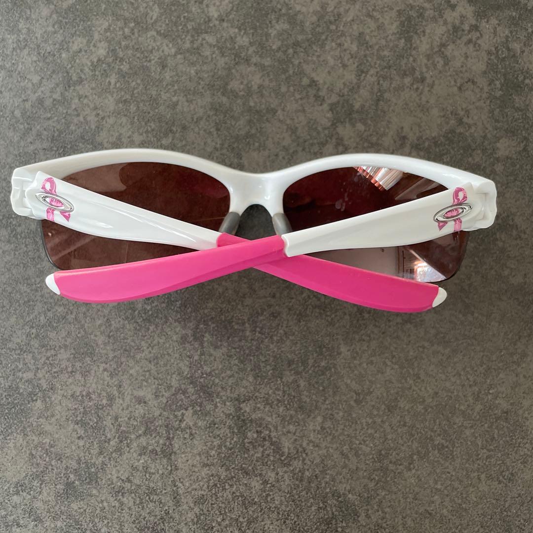 ららぽーと横浜正規店購入　OAKLEY ホワイト/ピンク サングラス新品箱付き