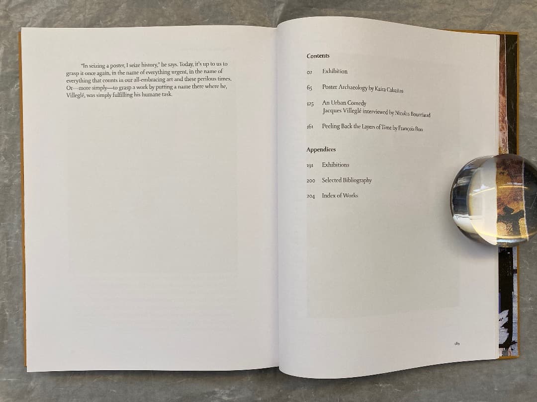 洋書希少）Jacques Villeglé, Flammarion, 2007。