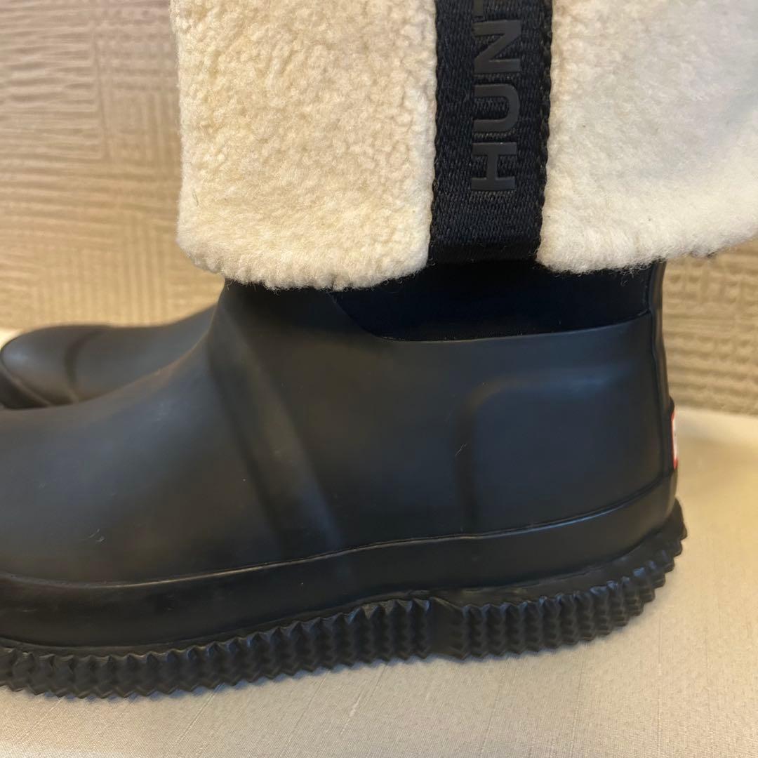 【美品】HUNTER☆ SHERPA WEBBING BOOT レインシューズ
