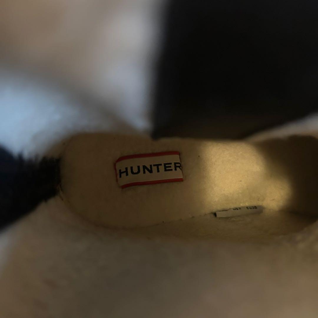 【美品】HUNTER☆ SHERPA WEBBING BOOT レインシューズ