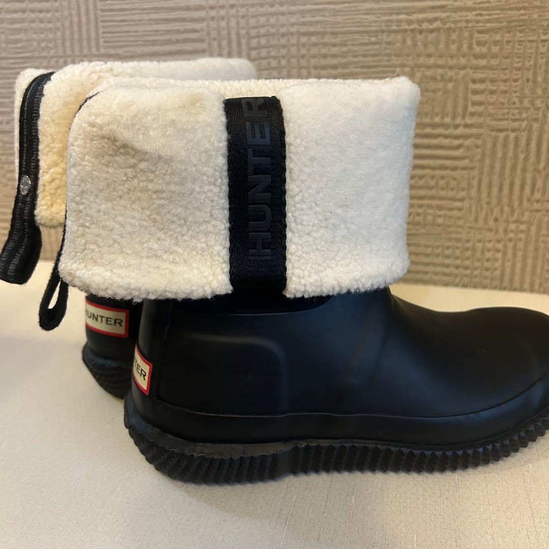 【美品】HUNTER☆ SHERPA WEBBING BOOT レインシューズ